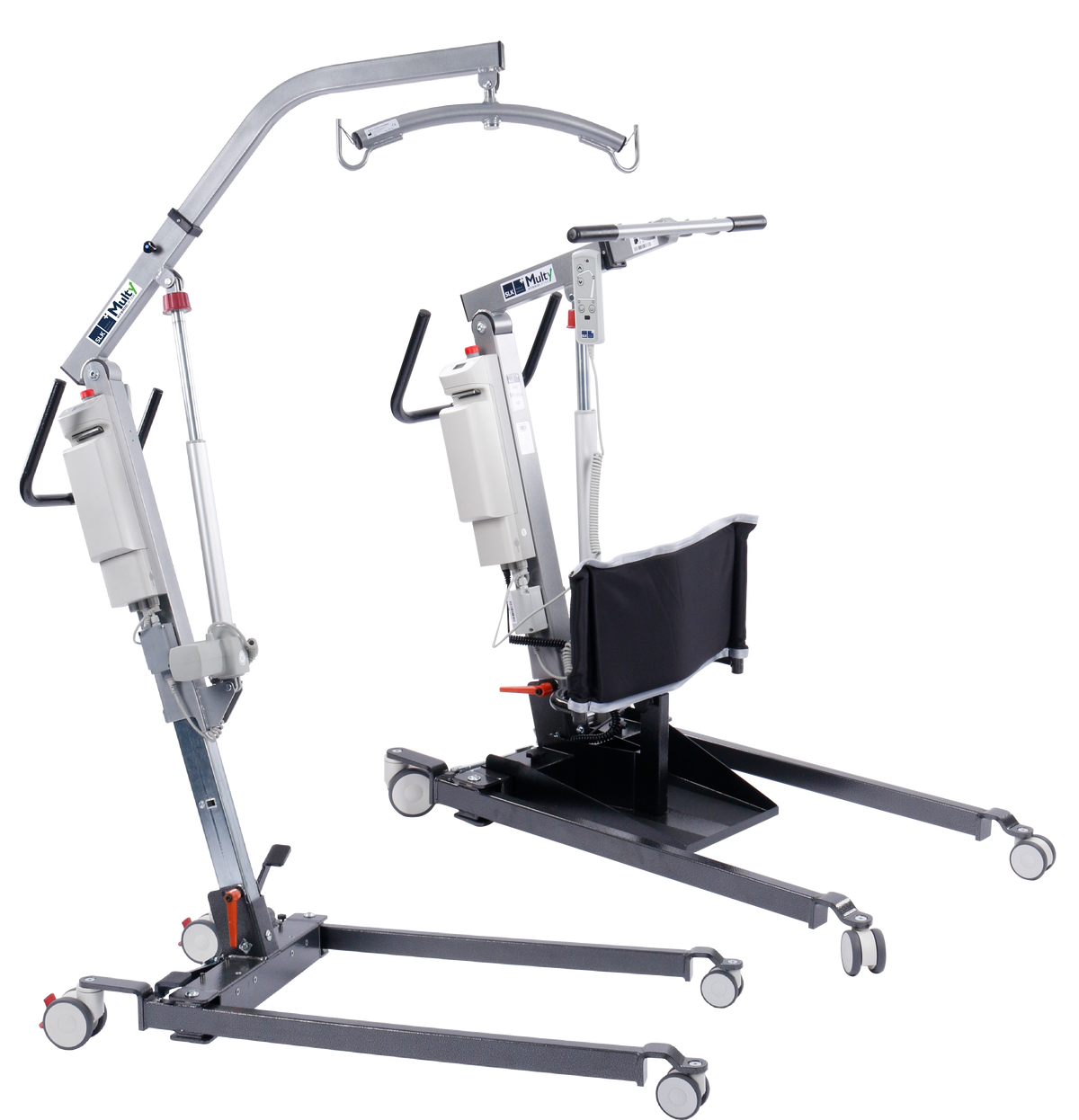 Wellell | Multy Hybrid Patient Hoist | 2-in-1 Convertible Sit-to-Stand Aid and Active Hoist