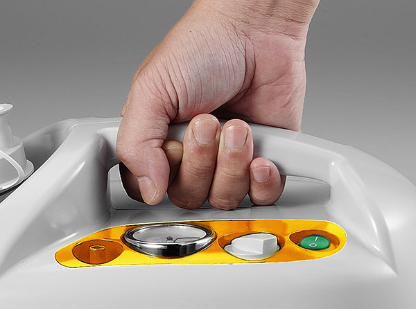 Wellell Apex Vac Pro Portable Suction Unit grab handle