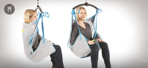 Winncare Comfort Sling Without Head Support Mesh in use