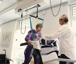 Winncare Ergo Gait Trainer in use by an teen patient