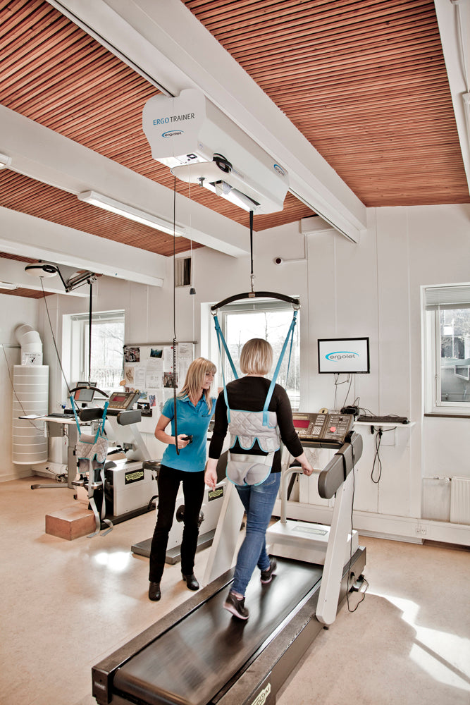 Winncare Ergo Gait Trainer in use by an adult patient