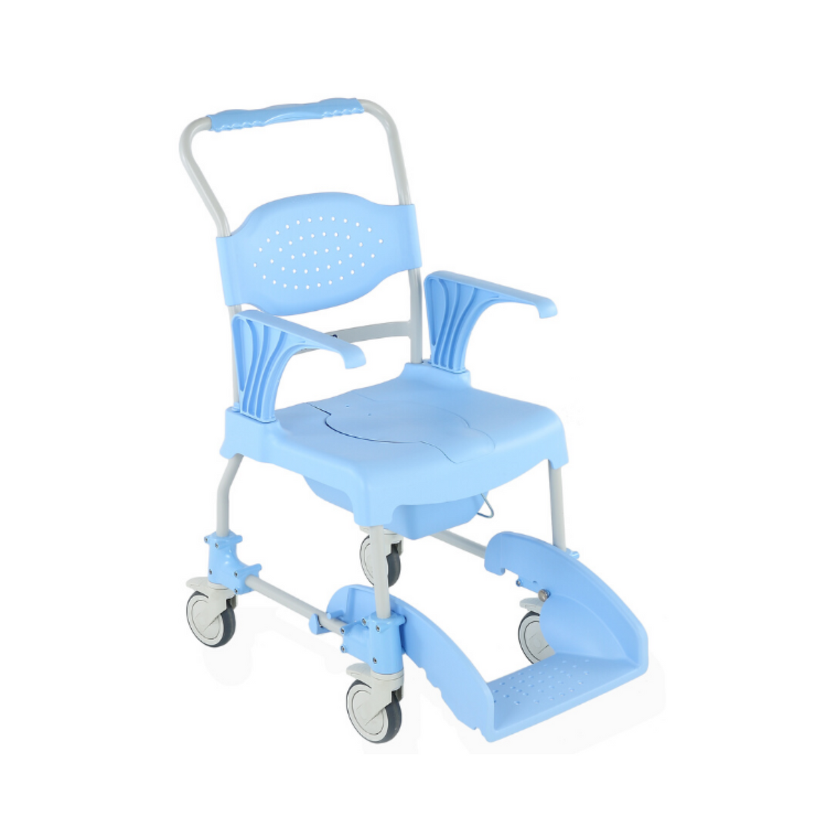 Fall Risk Chair Alerta | Aqua Shower Commode Chair | Hospital Patient Fall Prevention ...