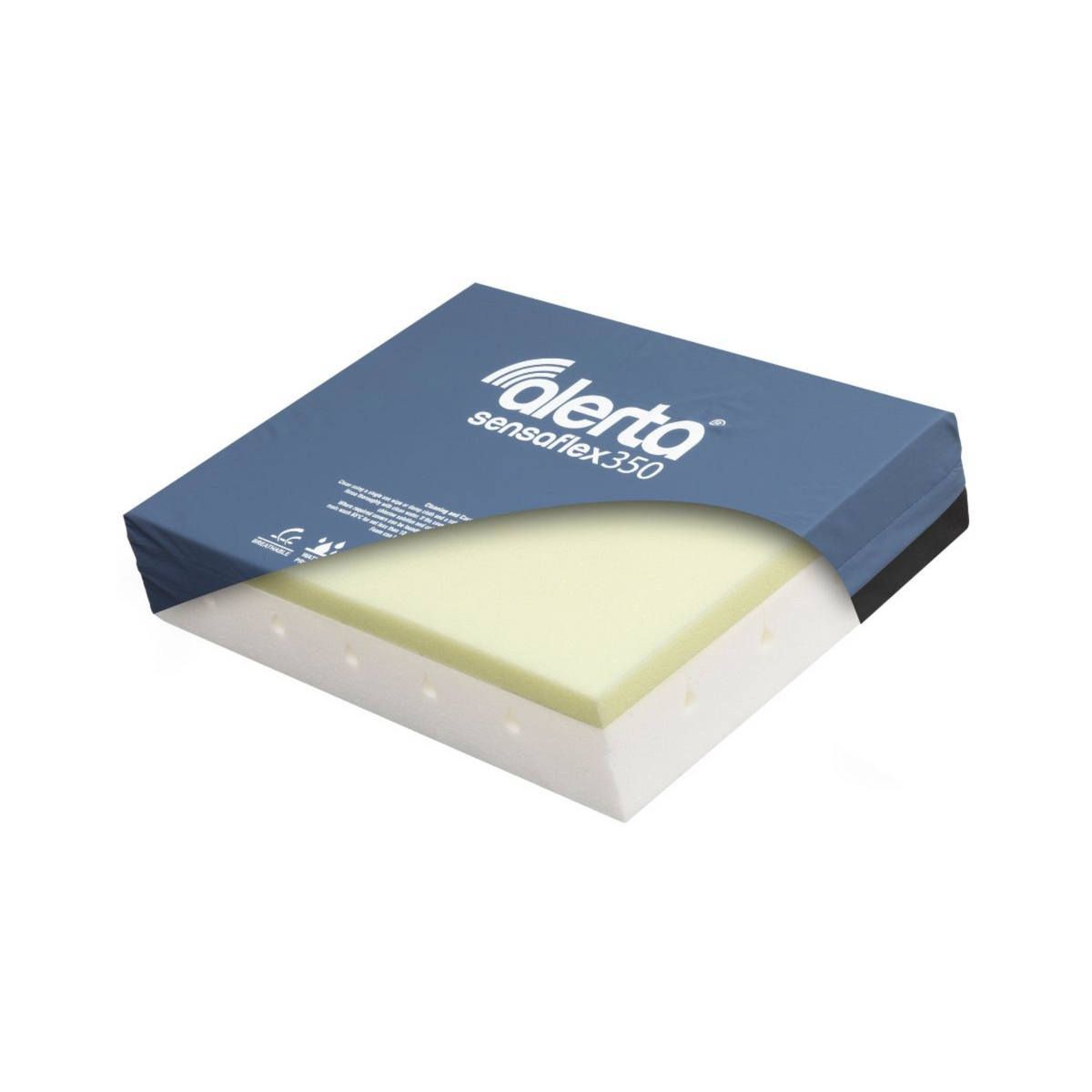 Alerta Sensaflex 350 Bariatric Memory Foam Cushion Enhanced Comfort and Pressure Redistribution for Hospitals and Care Homes Ulcer Prevention 