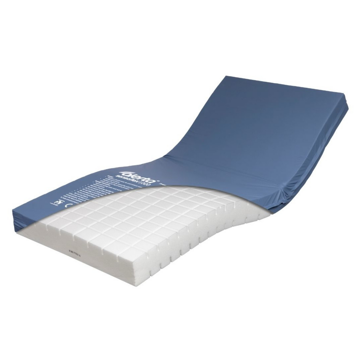 Alerta , Sensaflex Medium Risk Profiling Foam Mattress for Hospital and Care Environments ,Ulcer Prevention 1000