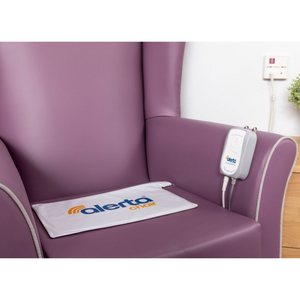 Alerta Wired Chair Alertamat Enhanced Chair Safety and Monitoring Solution Patients Alarm Mat close up view
