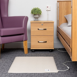 Alerta ,Wired Floor+ Alertamat,Robust Mat for Bedside and Doorway Use ,Patients Safety Pressure Alarm Matclose up view 