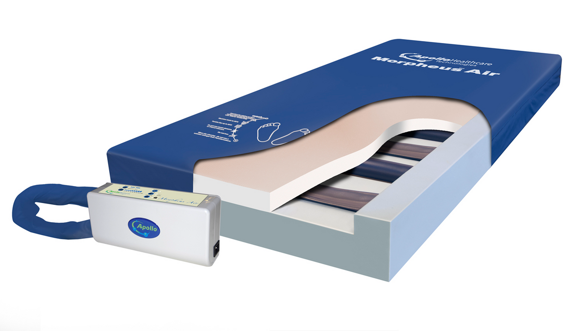 Apollo Healthcare | Morpheus Air Hybrid Bariatric Mattress | Optimal Care for High to Very High-Risk Patients | Ulcer Prevention