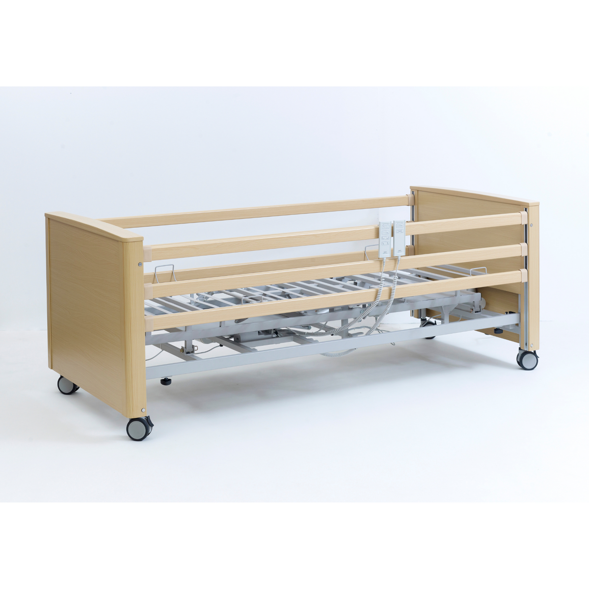 Apollo | Saturn Rotate Profiling Bed with Innovative Rotation and Tilt Outstanding Pressure Reduction and Comfort with rails view