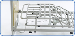 Apollo | Super Low Single Panel Profiling Bed Electric Adjustable, Safe, and Innovative Features for Enhanced Patient Well-being adjusting rails