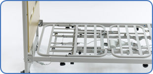 Apollo | Super Low Single Panel Profiling Bed Electric Adjustable, Safe, and Innovative Features for Enhanced Patient Well-being rails view