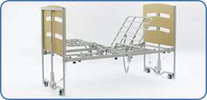 Apollo | Super Low Single Panel Profiling Bed Electric Adjustable, Safe, and Innovative Features for Enhanced Patient Well-being complete view