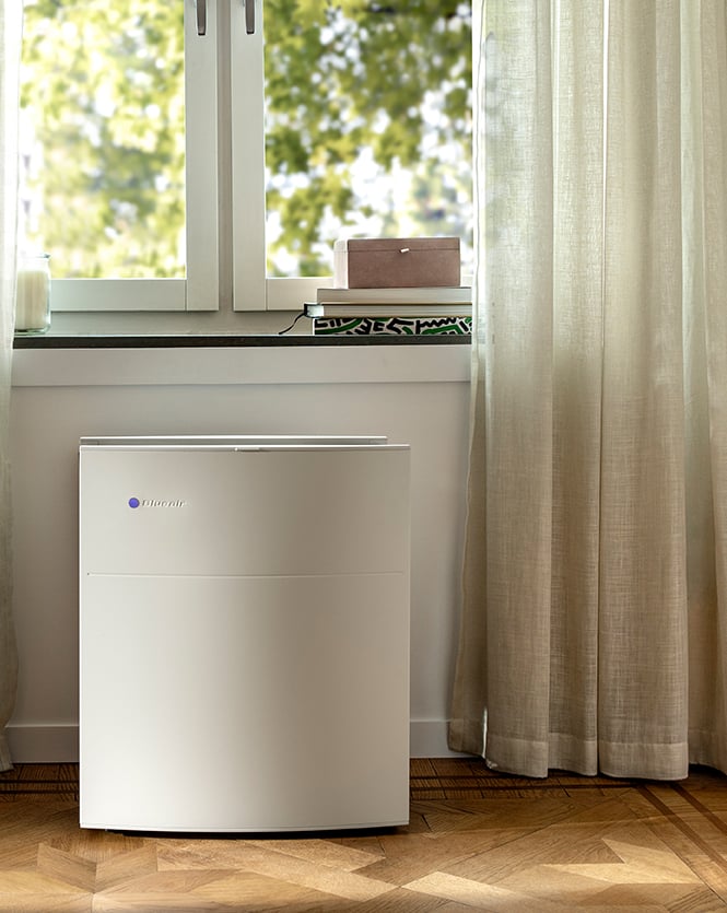 Blueair | Classic 405 Air Purifier with Particle Filter | Smart &amp; Effective Air Purification for Small to Medium Rooms Wi-Fi Enabled Control, and Durable Steel Construction home uses