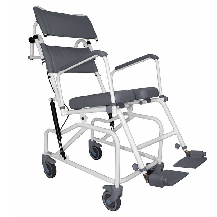 Chiltern Invadex | AquaMaster Paediatric Tilt In Space Shower Commode Chair | Developed for Security, Ease of Use, and Personalized Configurations