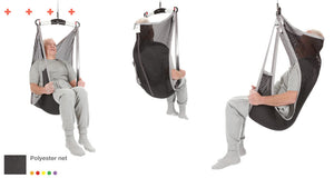 Direct Healthcare Group Classic High Back Sling  three view 