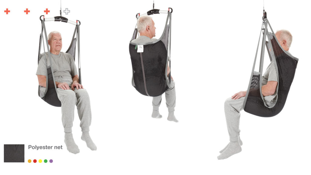 Direct Healthcare Group ClassicSling patient hoisted three views 