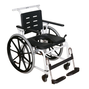 Direct Healthcare Group Combi Self Propelled Comode Shower Chair side view 