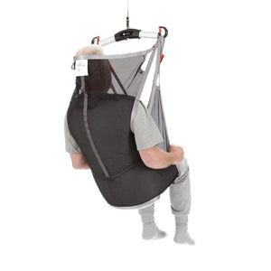 Direct Healthcare Group Flexible Sling with paitent hoisted back view 