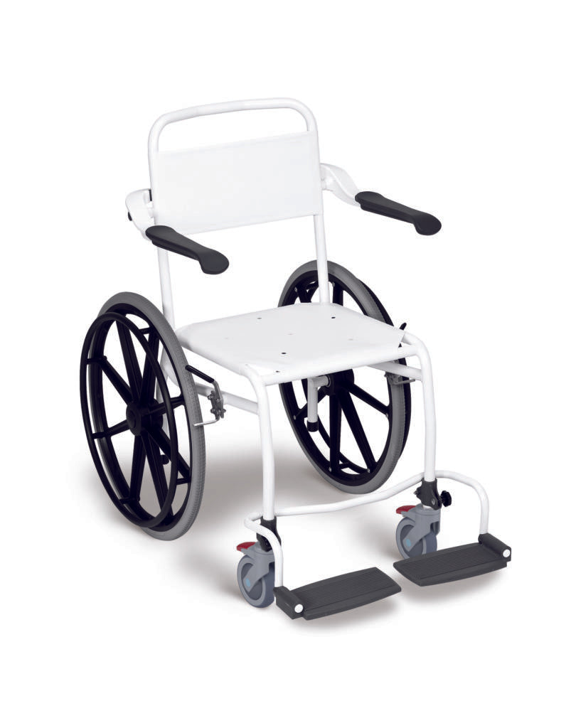 Direct Healthcare Group Self Propelled Shower Chair with Textile Seat 