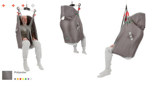 Direct Healthcare Group Shell High Back Sling three views angles