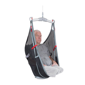 Direct Healthcare Group AmpSling  Amputation Sling polyester net patient hoisted front view 