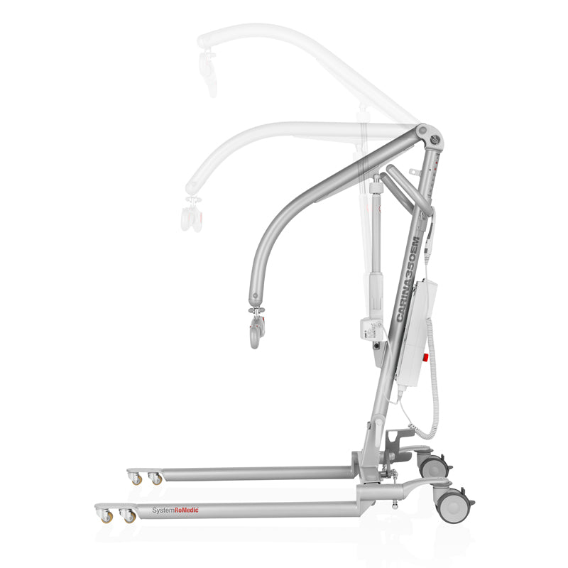 Direct Healthcare Group Carina350EM Mobile Hoist ghost steps of retracting