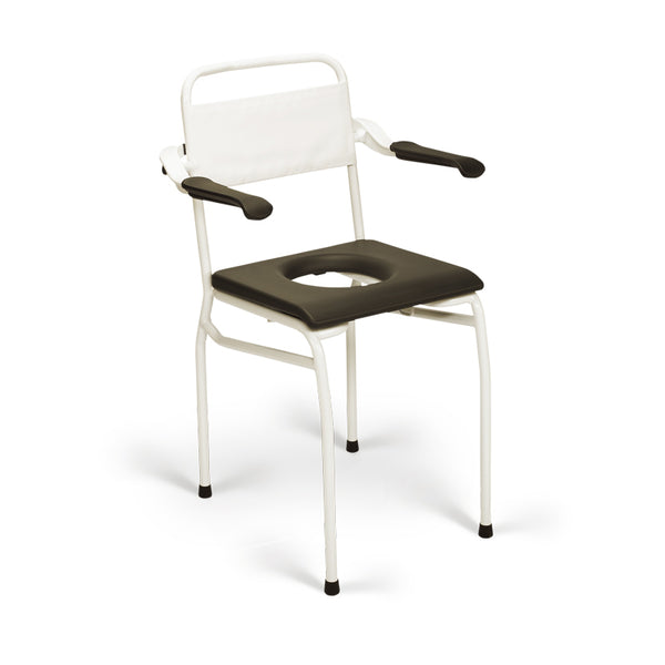 Free Standing Commode DHG | Free Standing Soft Seat Commode Shower Chair For Toilet & Shower ...