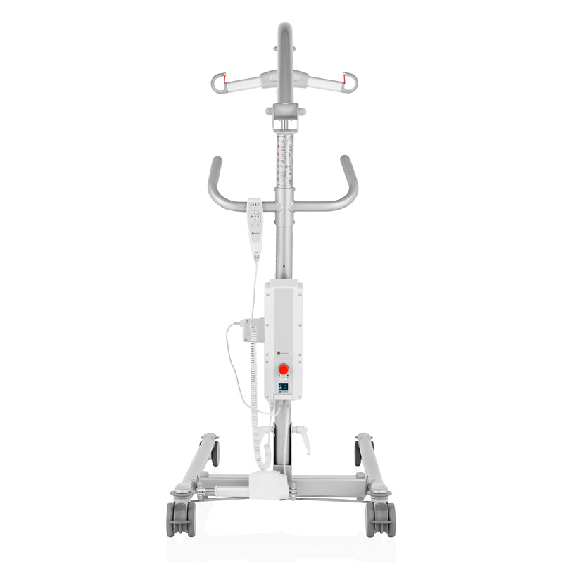 Direct Healthcare Group Carina350EE Mobile Hoist back view upright 