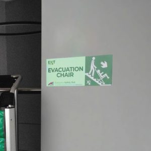 Enable Access Evacuation Wall Sign