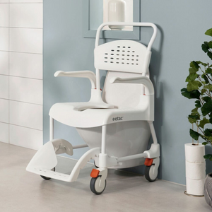 Etac | Enhance Comfort and Accessibility with the Clean Shower Commode Chair Designed for Easy Maneuverability and Optimal Hygiene home use