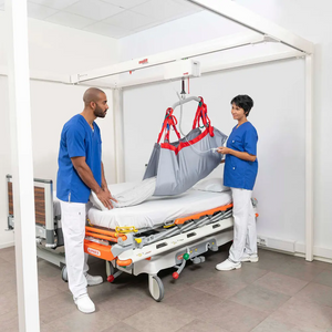 Etac | Molift Air 350 Mobile Hoist  | Patient Transfers and Fall Prevention for Hospitals and Care Environments  carrying patient easily