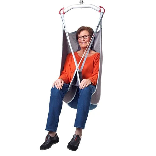 Etac | Elevate Comfort with Molift EvoSling HighBack Net Versatile Sling for Full Back Support, Head Comfort, and Easy Lifts Front view