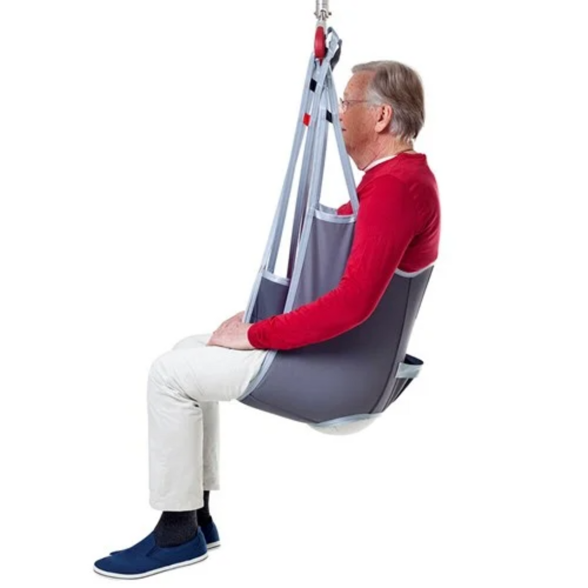 Etac | Elevate Comfort with Molift EvoSling LowBack Padded Versatile Shoulder-Height Support for Optimal Sitting Position side view