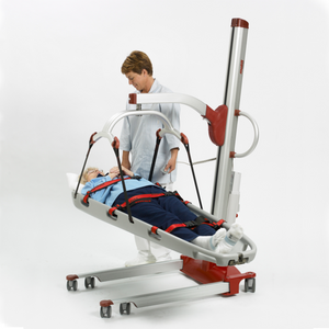 Etac | Molift Partner 255 Stability, Manoeuvrability, and High Hoisting Capacity for Critical Care Perfect for hospitals and care facilities lifted patient
