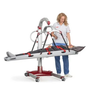 Etac | Versatile and Convenient Molift Stretcher for Flexible and Safe Patient Transfers in Hospitals and Institutions Ideal for Emergency Care with Quick Assembly lifted patient