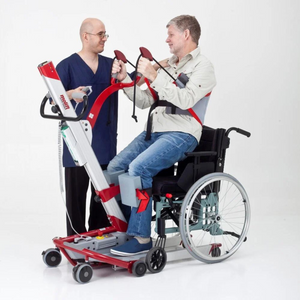 Etac | Explore Freedom with Molift Quick Raiser 2 Stable and Maneuverable Electric Patient Lift with Adjustable Legs Effortlessly Fits in Tight Spaces and Under Furniture patient lifting up