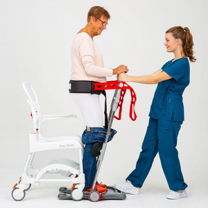 Etac | Experience Ultimate Comfort and Safety with Molift Raiser Pro Patient Lift Ergonomic Design for Caregivers, Swift Transfers, and Secure Support help in standing patient