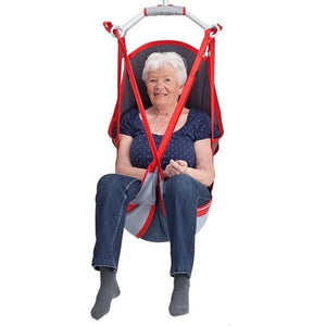 Etac | Molift RgoSling HighBack Padded Versatile Patient Handling Sling with Head and Body Support for Impaired Stability patient using