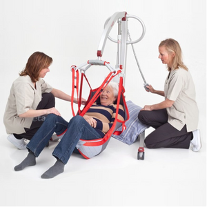 Etac | Molift RgoSling HighBack Padded Versatile Patient Handling Sling with Head and Body Support for Impaired Stability helping patient