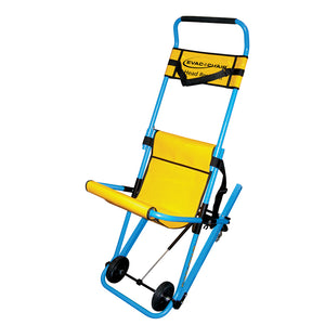 Evac+Chair 300H AM5 Lightweight Mobile Evacuation Chair full view unfolded