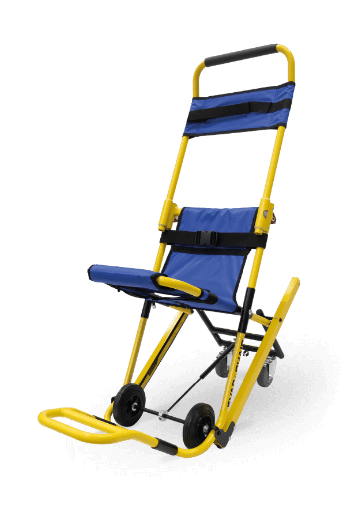 Evac+Chair 110 Mobile Evacuation Chair  unfolded full view 