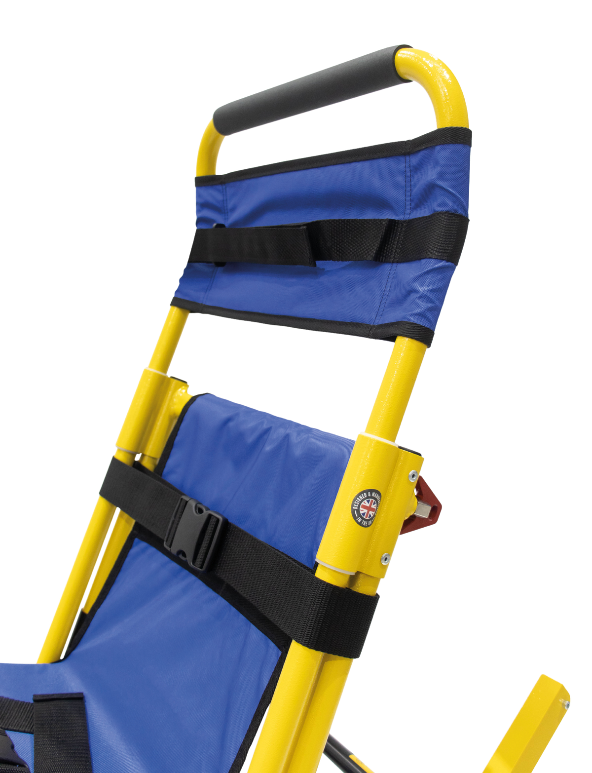 Evac+Chair 110 Mobile Evacuation Chair  head rest closeup