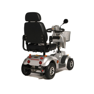 Freerider | Explore the City in Comfort City Ranger 6 Mobility Scooter Efficient, Stylish, and Reliable silver back view