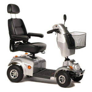 Freerider | Explore the City in Comfort City Ranger 6 Mobility Scooter Efficient, Stylish, and Reliable silver  side view