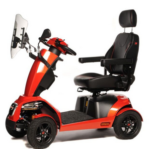 Freerider | Experience Luxury and Performance with the Freerider FR1 Mobility Scooter Ride in Style with Radical Design orange full side view