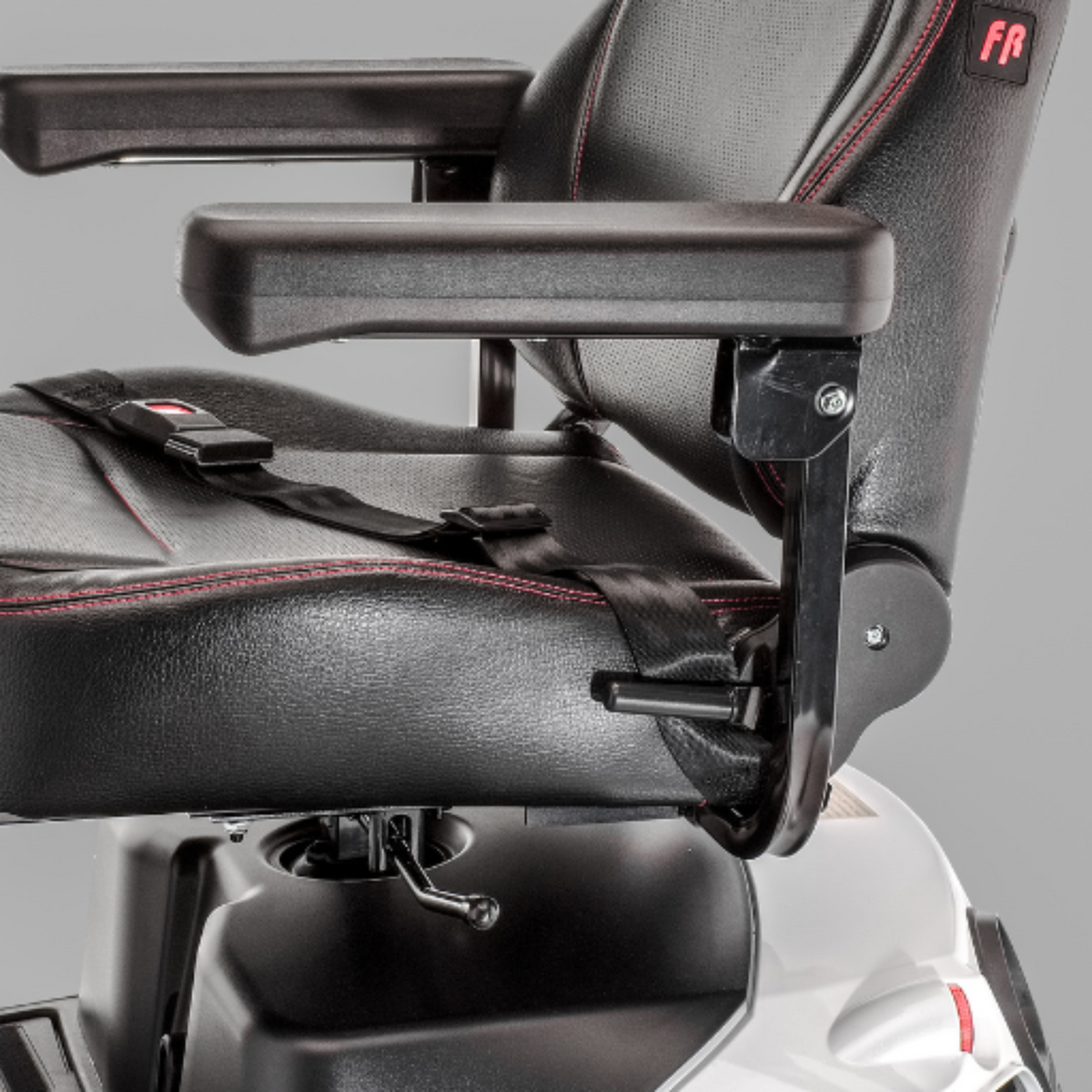 Freerider | Experience Luxury and Performance with the Freerider FR1 Mobility Scooter Ride in Style with Radical Design seat belt