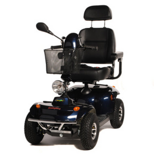 Freerider | Discover Comfort and Reliability with the Kensington Mobility Scooter Perfect for Everyday Journeys and Longer Adventures Blue front view