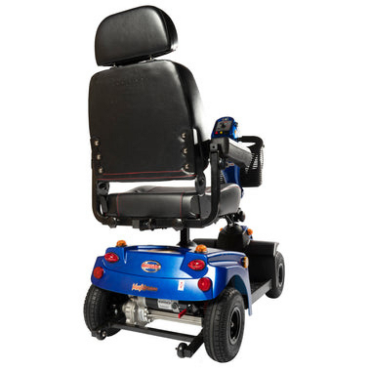 Freerider | Discover Freedom with the Mayfair Evolution Mobility Scooter | A Reliable and Versatile Choice blue back view