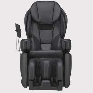 Front view of the black Fujiiryoki JP-1100 Zero Gravity Electric Massage Chair