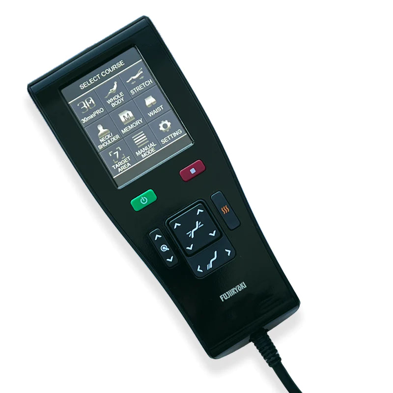 Remote control for the Fujiiryoki JP-1100 Zero Gravity Electric Massage Chair