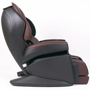 side view of the Fujiiryoki JP-1100 Zero Gravity Electric Massage Chair  brown and black colour